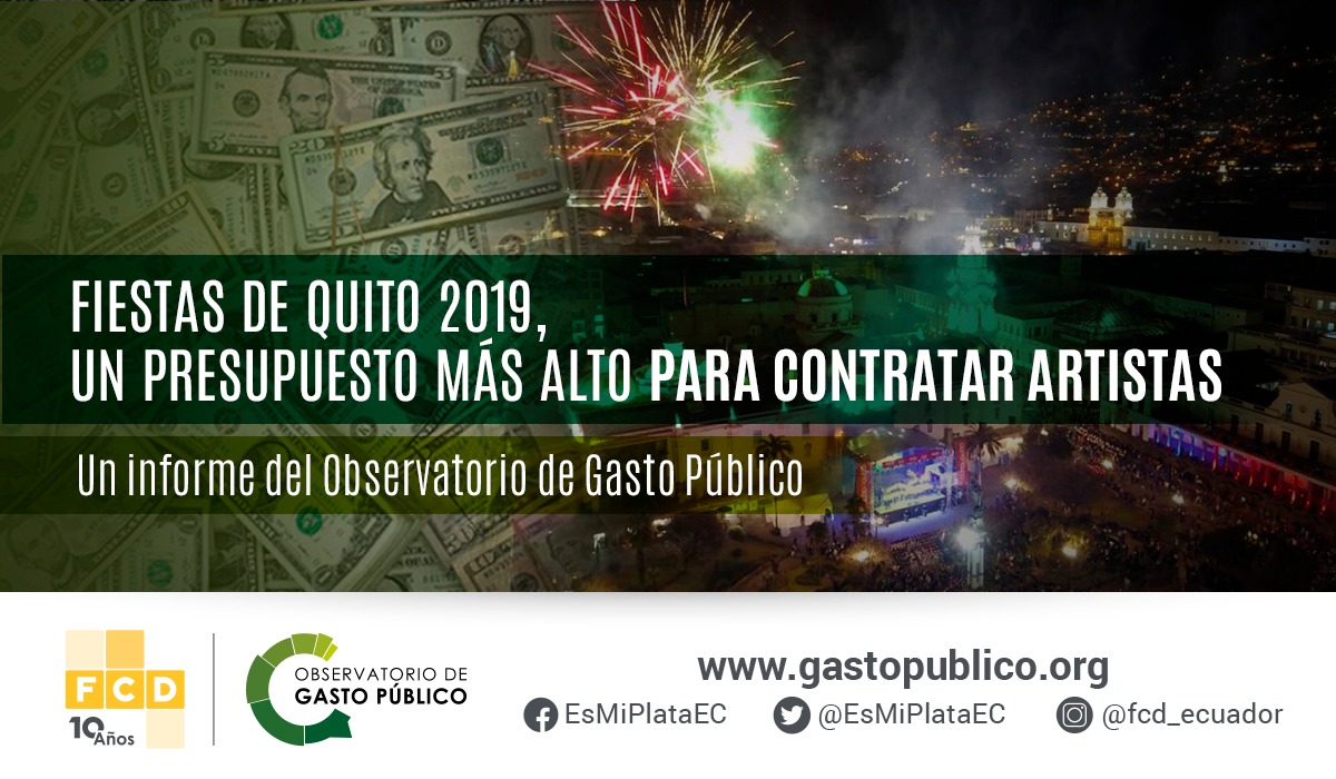 Fiestas de Quito 2019, un presupuesto más alto para contratar artistas
